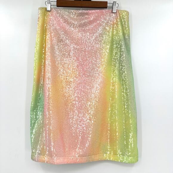 Stine Goya Arwen 1700 Sequins Firework Pastels Wrap Skirt SG4801 Sz M - Picture 5 of 10